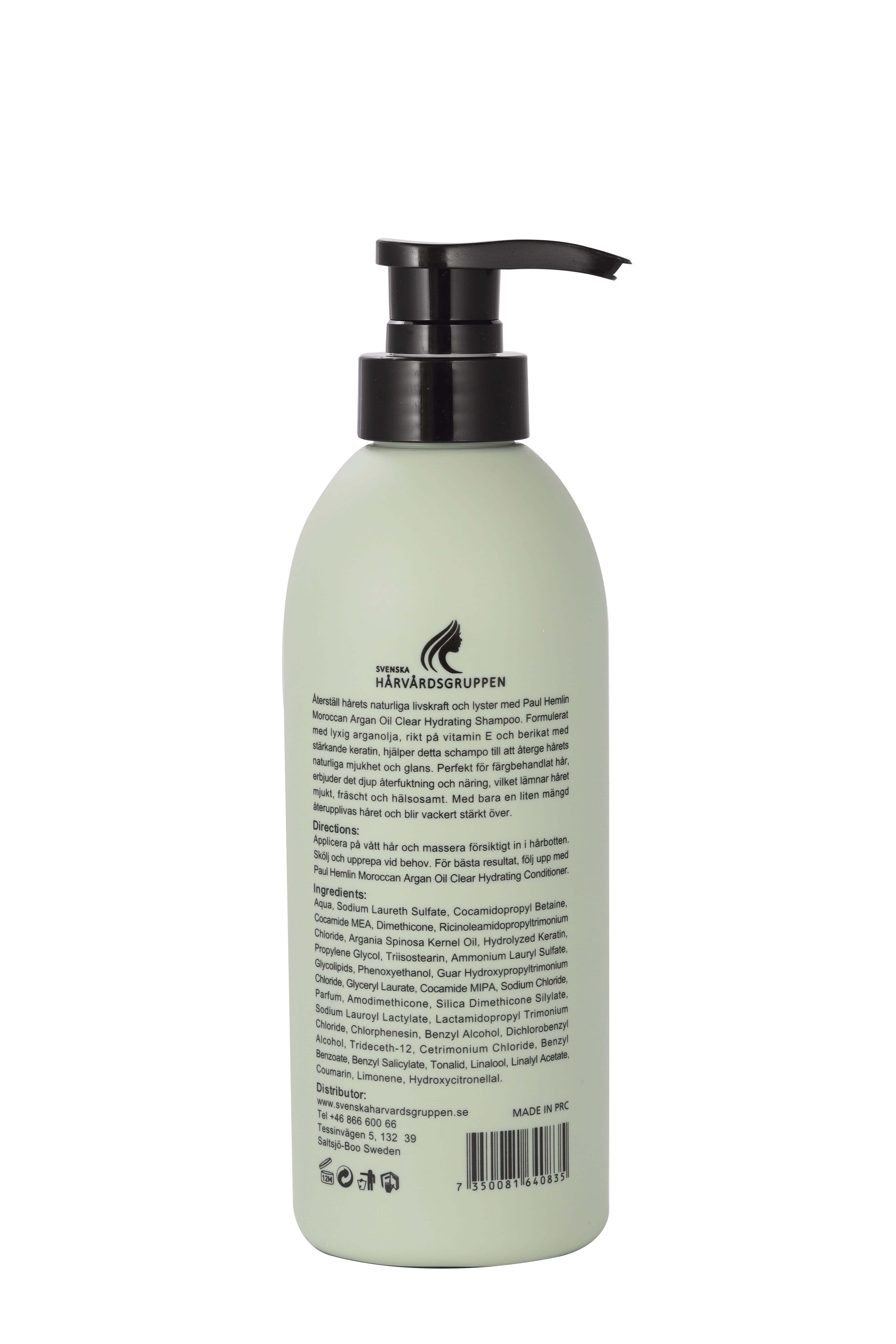 Argan Oil Hydrating Shampoo baksida