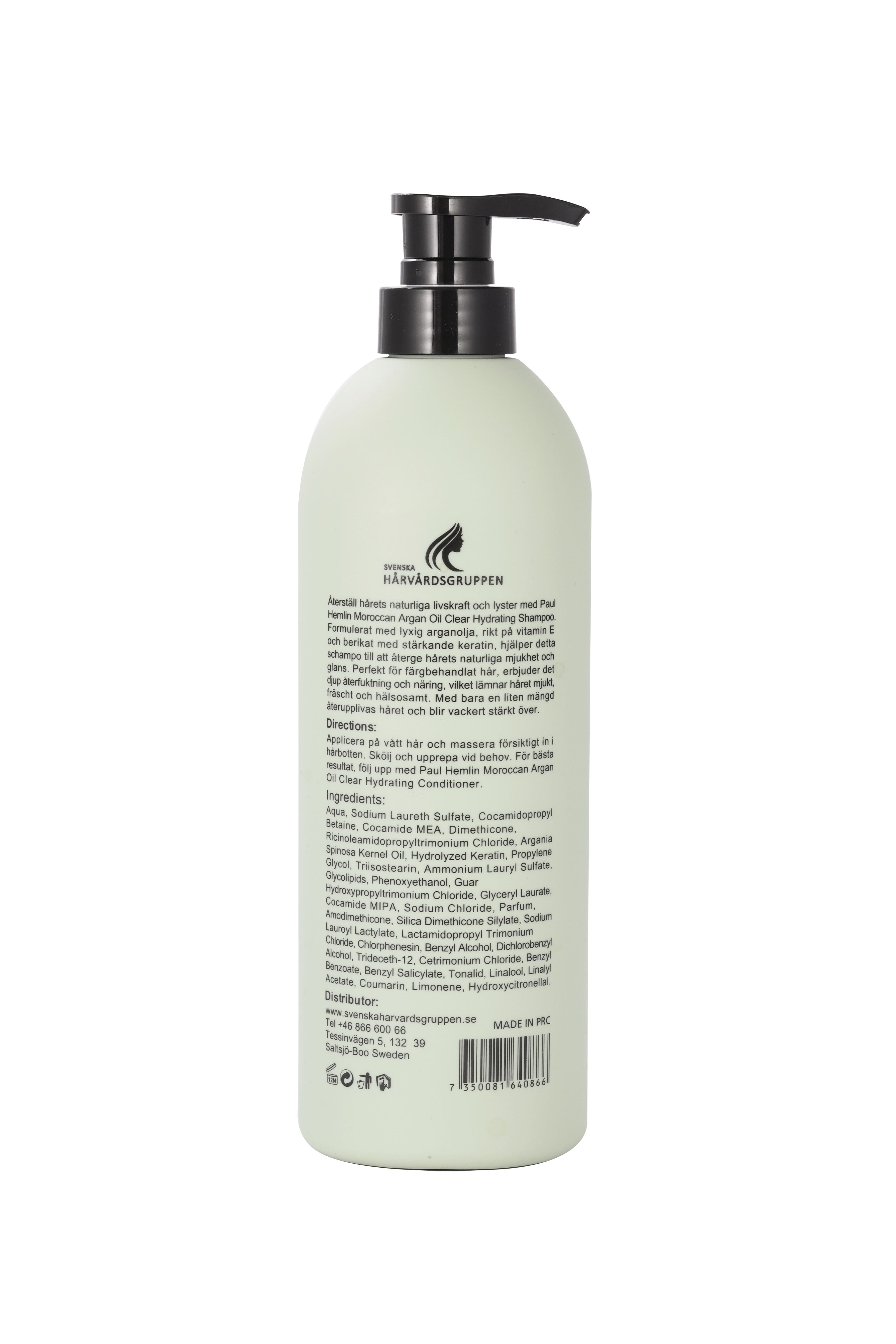 Argan Oil Hydrating Shampoo baksida