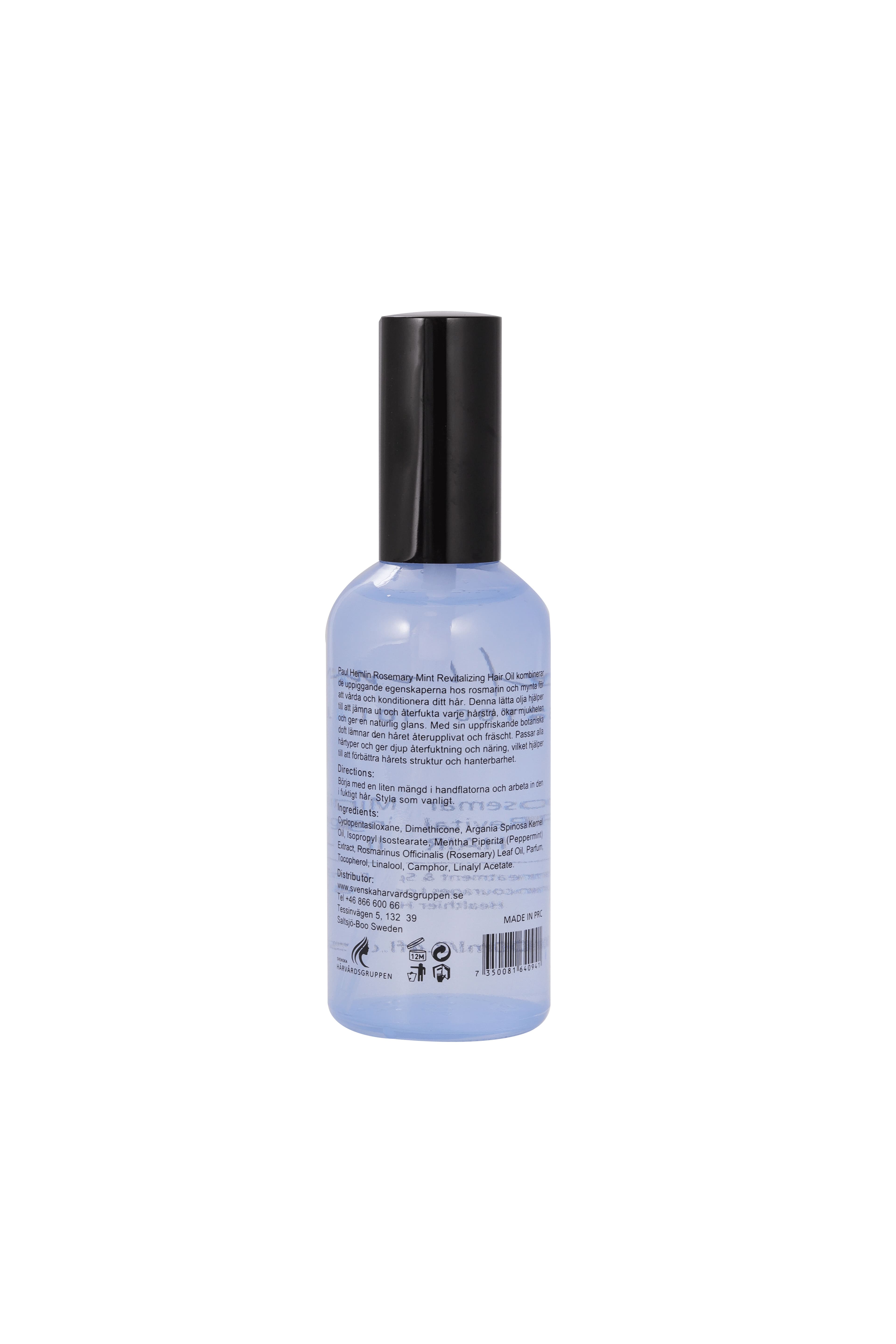 Rosemary & Mint Hair Oil baksida